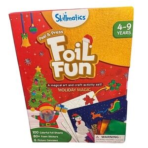 New Skillmatics Foil Fun Holiday Magic Peel and Press Art Craft Kit Christmas